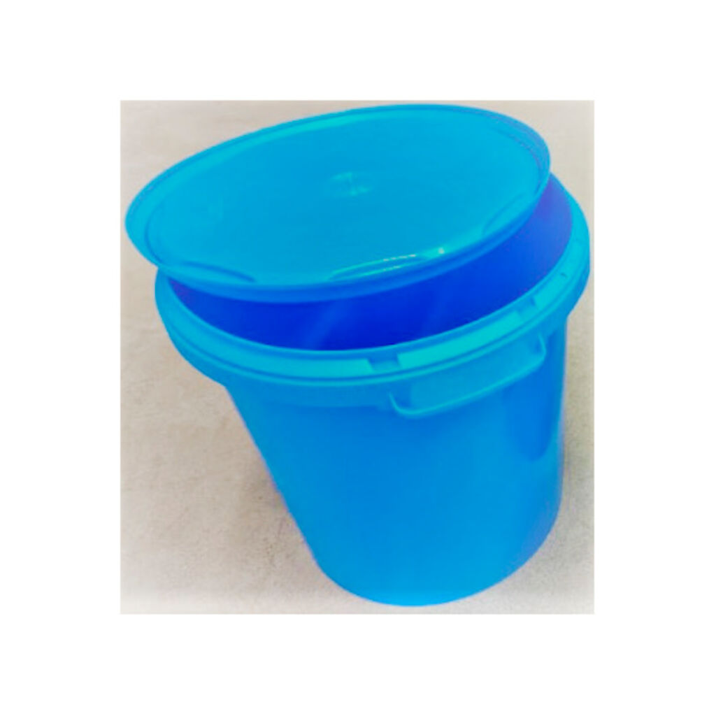 Bucket for fabric powders/blue 1pz