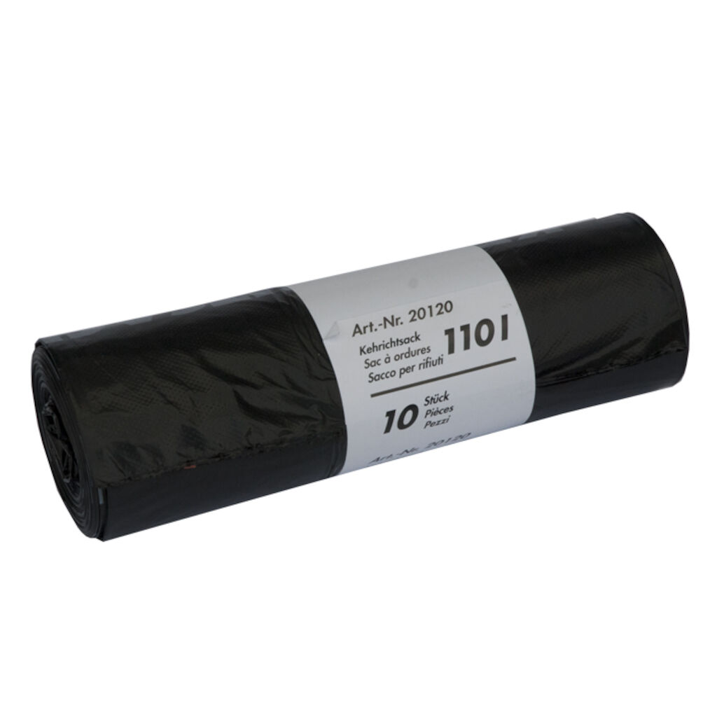 Sacs Poubelle - HDPE 10pc - 110 L - Noir