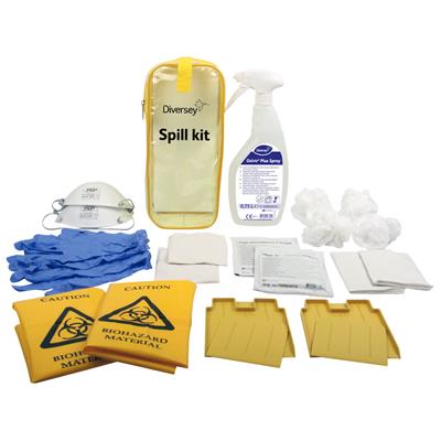 Oxivir Plus Spray spill kit 1pc - Kit d'urgence pour l'élimination des fuites de fluides corporels