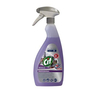 Cif Pro Formula Safeguard 2in1 Desinfektionsreiniger 6x0.75L - Kombiniertes Reinigungs- und Desinfektionsmittel, das Bakterien und behüllte Viren (einschl. Coronaviren) abtötet