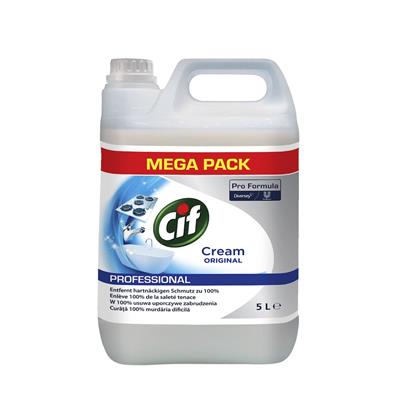Cif Crema Classica 2x5L - Detergente in crema con microparticelle naturali