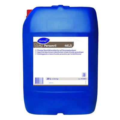 Clax Personril 4KL5 20L - Candeggiante e disinfettante a base di acido peracetico - medie temperature - per biancheria colorata