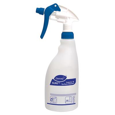 SURE Detergente per interni e superfici Bombolette spray vuote 5x1pz - Flaconi con spruzzatore da 500 ml per SURE Interior & Surface Cleaner